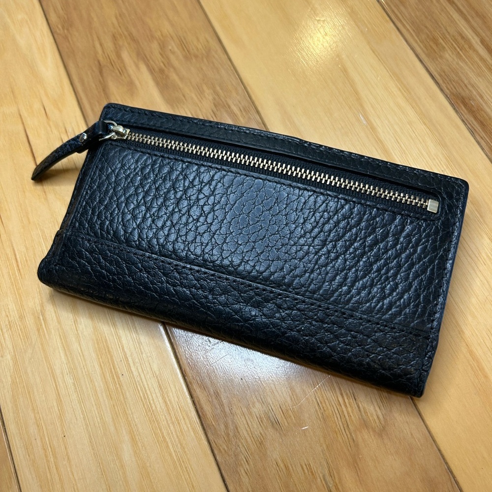Kate Spade Bay Street Stacy Black Leather Wallet - Picture 2 of 11